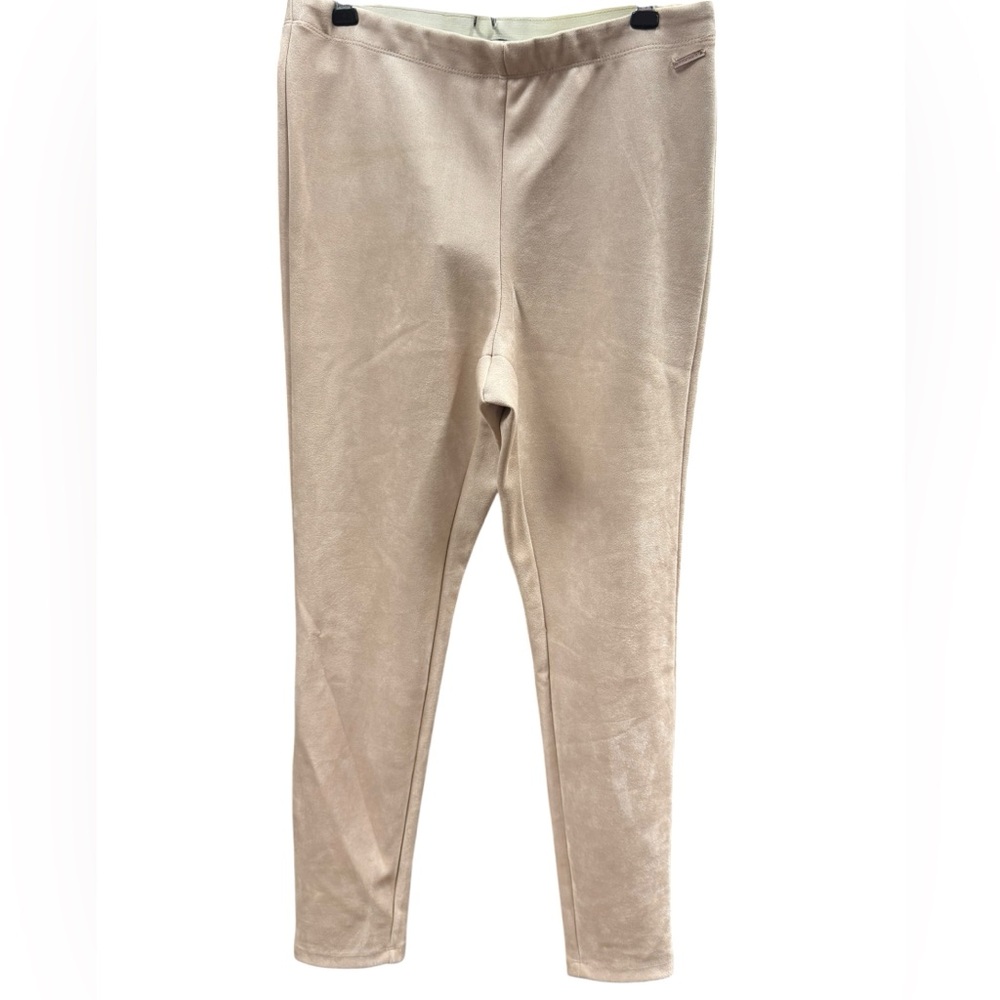 Tahari Faux Leather /suede pants, size small new with tags